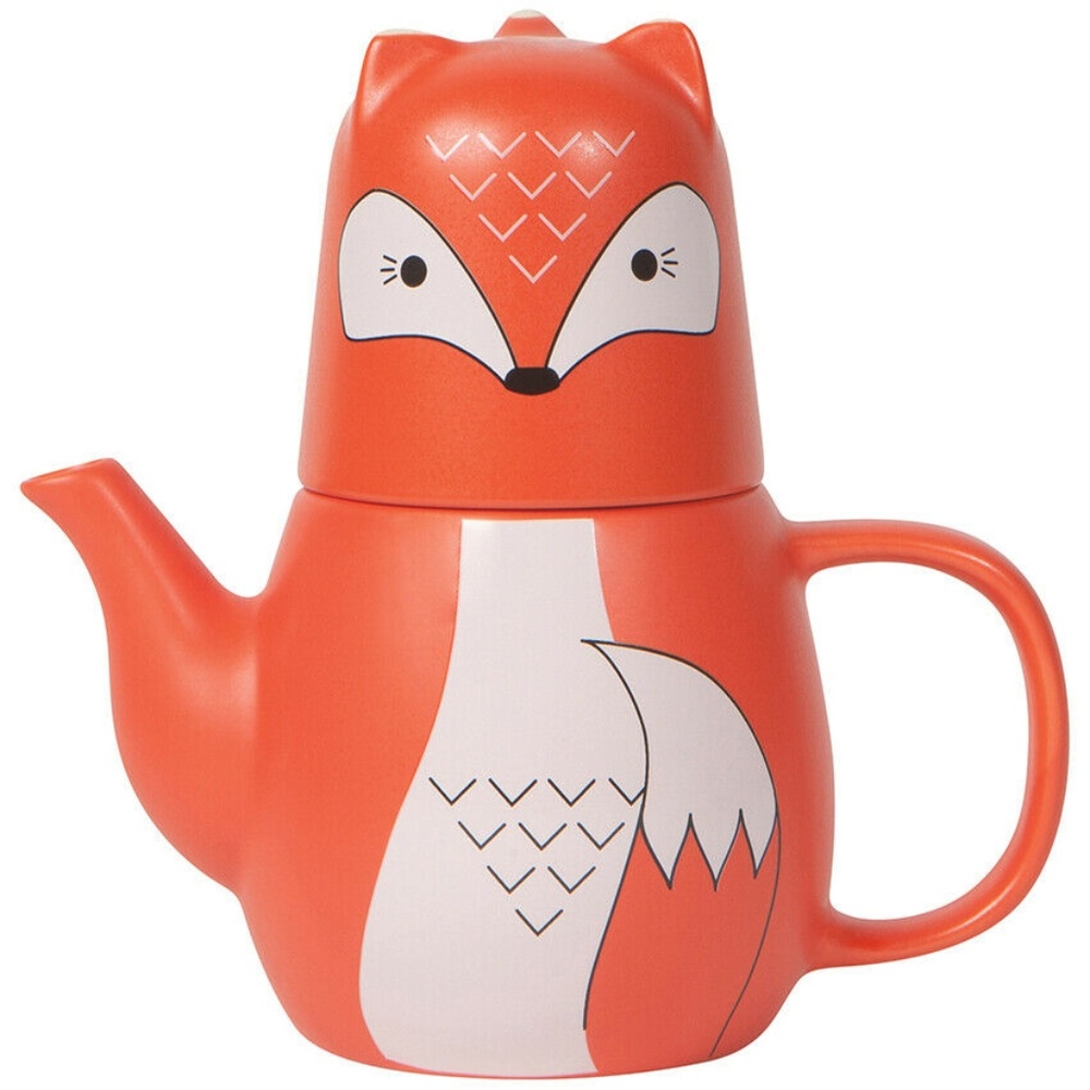 Freddy Fox Tea For Me Set Teapot & Cup for One NIB